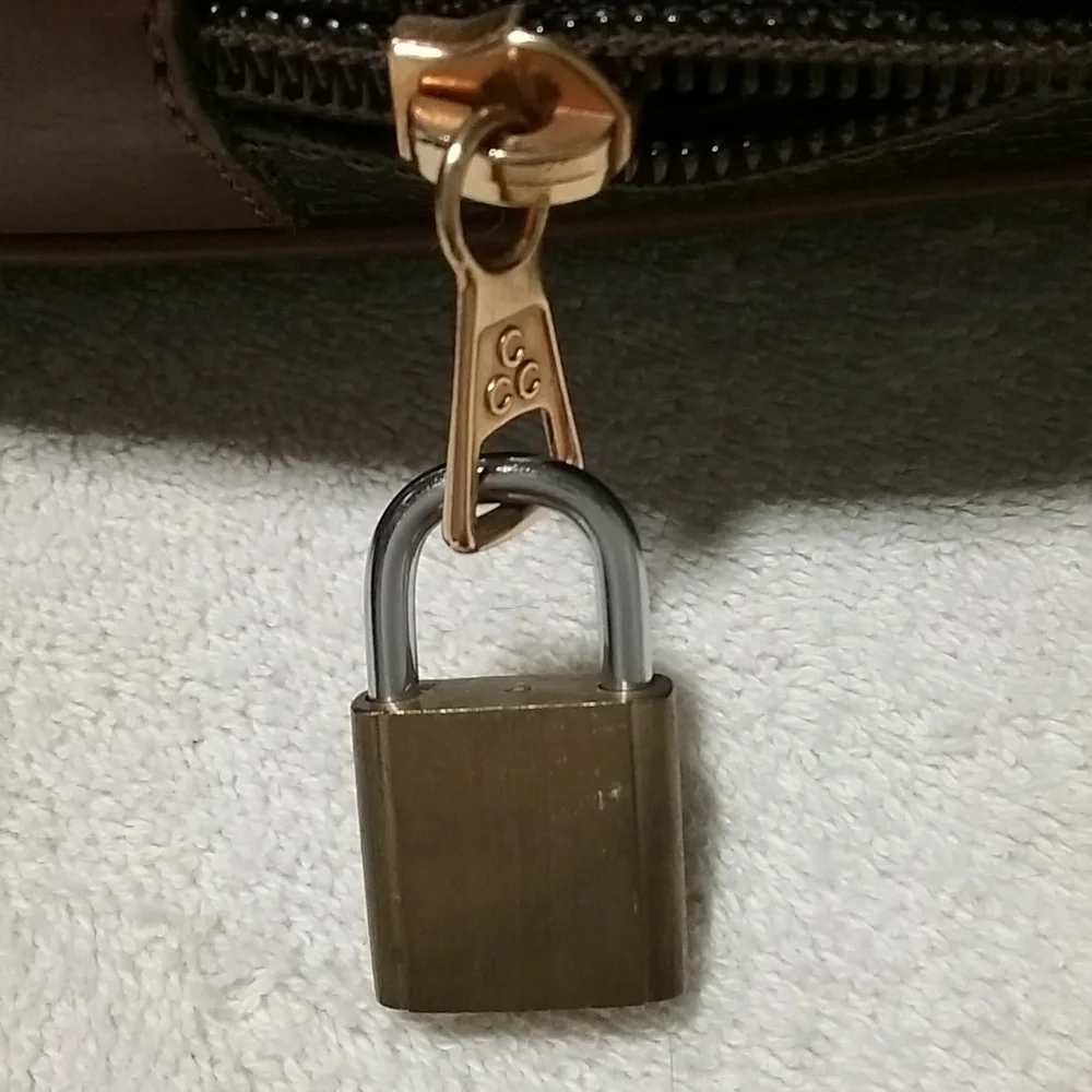 BRAND NEW Valentino Leather Zip Briefcase